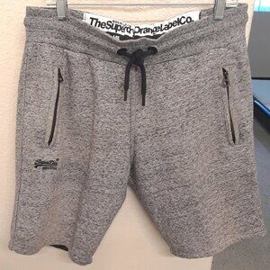 Superdry Slim Fit Men's Fleece Shorts- Size Large- Gently Worn